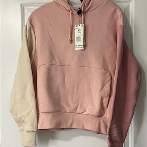 adidas Women's Pink and Cream Sweater